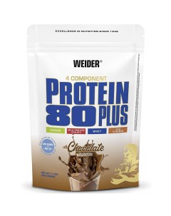 Многокомпонентный протеин Protein 80 Plus 500 г шоколад Weider