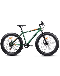 Велосипед Горный Fat 26 размер колес 26 цвет зеленый размер рамы 18 Rocket