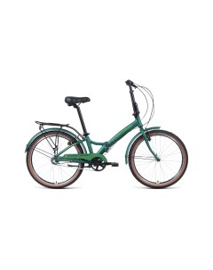 Велосипед Enigma 24 3 0 14 зеленый матовый желтый Forward