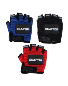 Перчатки для велосипеда и фитнеса универсальный размер полиэстер 3 цвета Silapro