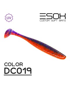 Силиконовая приманка Sheasy 80 мм цвет dc019 6 шт Esox