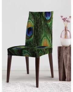 Dvcc_16420 Декоративный чехол на стул со спинкой велюровый Joyarty