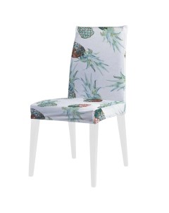 Декоративный чехол на стул со спинкой велюровый dvcc_8071 Joyarty
