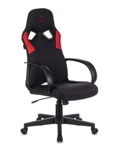 Игровое компьютерное кресло Офисное кресло Zombie RUNNER черный красный Бюрократ