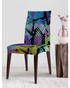 Dvcc_207082 Декоративный чехол на стул со спинкой велюровый Joyarty