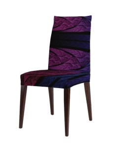 Декоративный чехол на стул со спинкой велюровый dvcc_20833 Joyarty