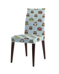 Декоративный чехол на стул со спинкой велюровый dvcc_290612 Joyarty