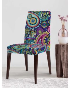 Dvcc_13629 Декоративный чехол на стул со спинкой велюровый Joyarty
