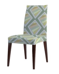 Декоративный чехол на стул со спинкой велюровый dvcc_4438 Joyarty