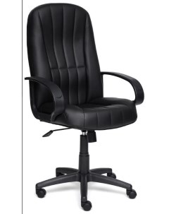 Кресло офисное СН833 кожзам черный Tetchair