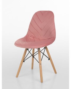 Чехлы для стульев со спинкой универсальные мягкие пыльная роза 2 шт Leon group