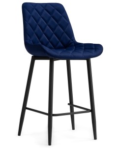 Полубарный стул Баодин синий черный Мебельные решения