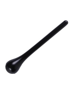 Ручка рейлинг мебельная 192 мм цвет черный Larvij