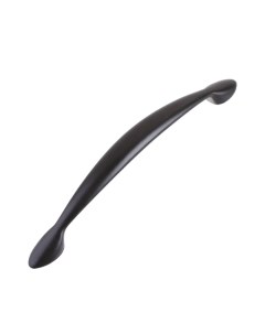 Ручка скоба мебельная 128 мм цвет черный Nobrand