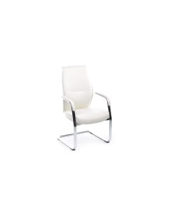 Конференц кресло Рива Чейр RV Design Orlando SF С9384 Экокожа белая Riva chair