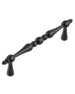 Ручка скоба ретро мебельная 96 мм цвет черный Nobrand