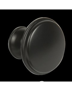 Ручка кнопка мебельная 169 21x28 мм цвет матовый черный Nobrand
