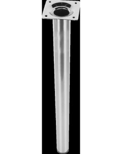 Ножка круглая 400х30 мм сталь максимальная нагрузка 30 кг цвет никель Larvij