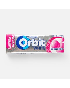 Жевательная резинка White Bubblemint 13 6 г Orbit