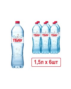 Вода минеральная природная питьевая столовая ТБАУ негазированная 1 5 л х 6 шт Бавария