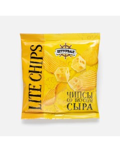 Чипсы Lite Chips сыр 20 г Штурвал