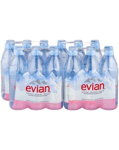 Вода минеральная природная столовая негазированная 0 5 л х 30 шт Evian
