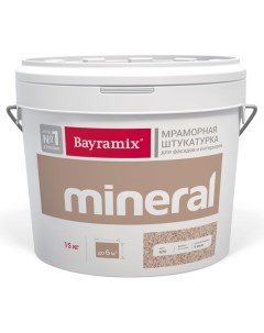Штукатурка мраморная для вн нар 440 15кг Mineral 440 Bayramix