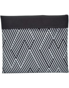 Кашпо Графика текстильное 16 см черно белый Homedeco