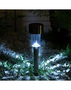 Садовый светильник на солнечной батарее Металлический цилиндр 4 5x30x4 5 см 1 LED Luazon lighting