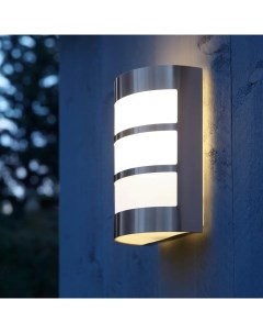 Светильник настенный Montreal E27 40 Вт IP44 цвет серебро Inspire