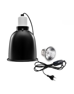Светильник для террариума LST145 50 ультрафиолетовый черный металл 50 Вт Mobicent