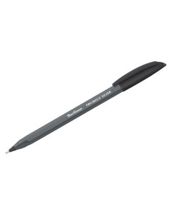 Ручка шариковая Triangle Silver 206170 черная 1 мм 12 штук Berlingo