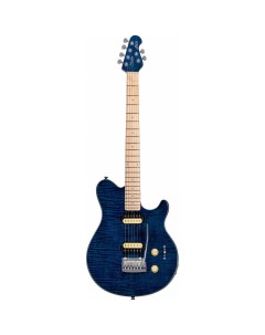St ax3fm nbl m1 электрогитара Axis in Flame Maple Neptune Blue Sterling