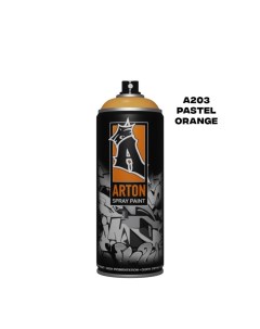 Аэрозольная краска A203 Pastel Orange 520 мл оранжевая Arton