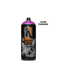 Аэрозольная краска A405 Fuchsia 520 мл розовая Arton