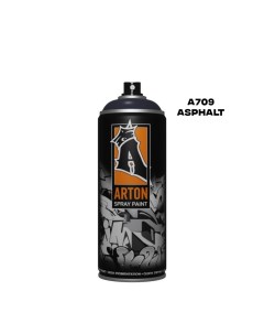 Аэрозольная краска A709 Asphalt 520 мл серая Arton