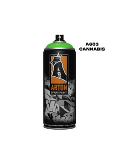 Аэрозольная краска A603 Cannabis 520 мл зеленая Arton