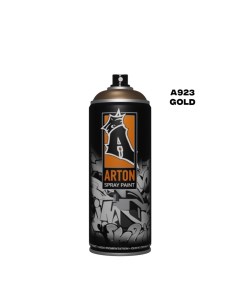 Аэрозольная краска A923 520 мл gold золотистая Arton