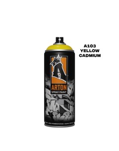 Аэрозольная краска A103 Yellow Cadmium 520 мл желтая Arton