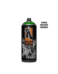 Аэрозольная краска A606 Grass Green 520 мл зеленая Arton