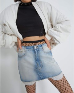 Джинсовая юбка с вышивкой Gloria jeans