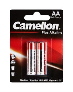 Батарейка алкалиновая Camelion Plus Alkaline LR6 BP2 AA 2 шт Без бренда