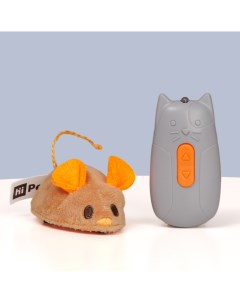 Игрушка на радиоуправлении для кошек Мышка мышка 7 9х3 5х4 7 см пульт 7 8х3 5х4 1 см Hipet