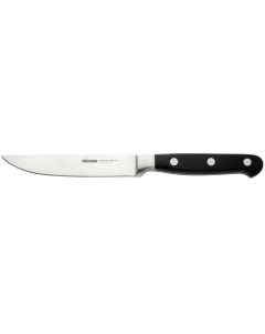 Нож кухонный Arno 724211 универсальный для мяса 125мм заточка прямая стальной серебристый черный Nadoba
