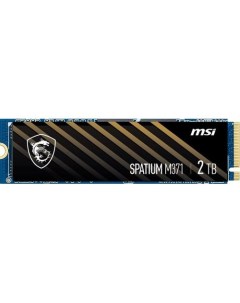 SSD накопитель Spatium M371 1ТБ M 2 2280 PCIe 3 0 x4 NVMe M 2 Msi