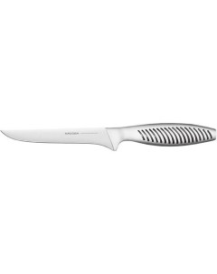 Нож кухонный Vera 724316 обвалочный для забоя разделки 150мм заточка прямая стальной серебристый чер Nadoba