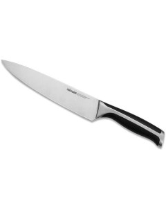 Нож кухонный Ursa 722610 шеф 20мм заточка прямая стальной черный серебристый Nadoba