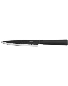 Нож кухонный Horta 723611 разделочный 20мм заточка прямая стальной черный серебристый Nadoba