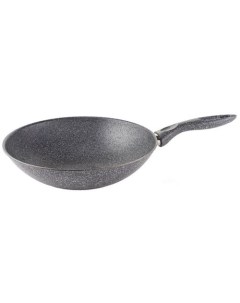 Сковорода ВОК WOK Stone Pan ST 056 28см без крышки серый Scovo