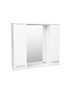 Зеркальный шкаф для ванной Милан 80 Белый Viant